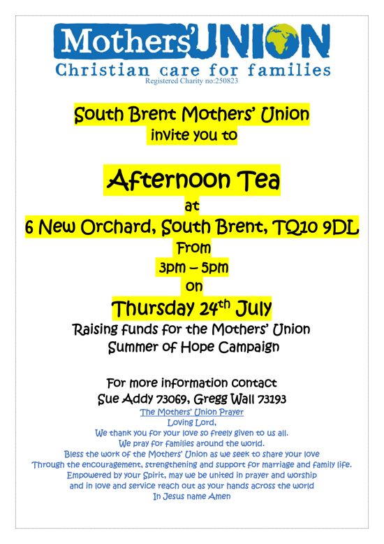 South Brent Mothers’ Union